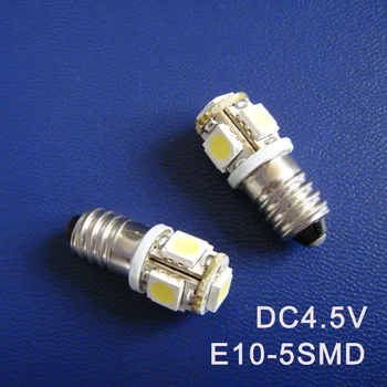 Augstas kvalitātes DC4.5V E10 led,E10-5V,E10 led,E10 gaismas 4.5 V,4.5 V E10 Spuldzes,E10 4.5 V Lukturi,E10 Lukturi,E10 DC5V 1W,bezmaksas piegāde 5pc/daudz