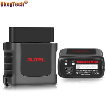 Autel VCI Bluetooth Adapteris Savienotājs MK808BT OBD2 Skeneris MaxiVCI Mini Bluetooth Diagnostikas Interfeisu MK808BT Piederumu