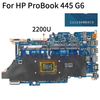HP ProBook 445,455,G6 R3-2200U Grāmatiņa Mainboard DA0X9KMB8C0 Klēpjdators Mātesplatē