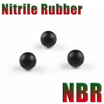 Melns NBR Cieto Bumbu Nitrila Gumijas Bumbiņas φ6mm -12mm Eļļas Izturīgs Degviela Benzīns Dīzeļdegviela