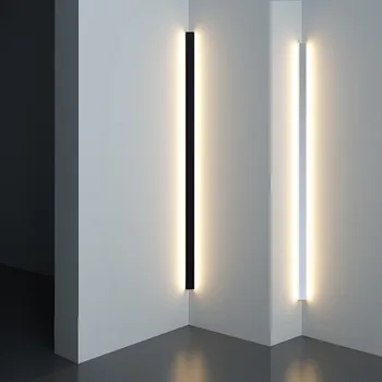 Mūsdienu Led Sienas Apgaismojuma Minimālisma Stūra LED Sienas Lampa Sienas Sconce Kāpņu Guļamistabas Gultas Lampa, Iekštelpu Apgaismojums
