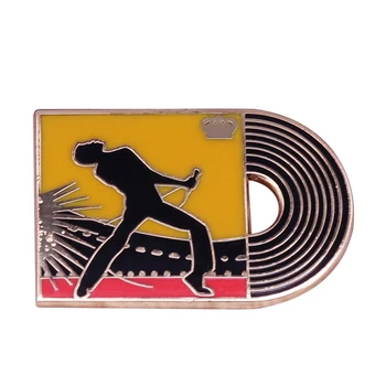 Queen Grupa Rock Star pin, kas ir ekstravagants skatuves tēlu un četru oktāvu balss diapazonu